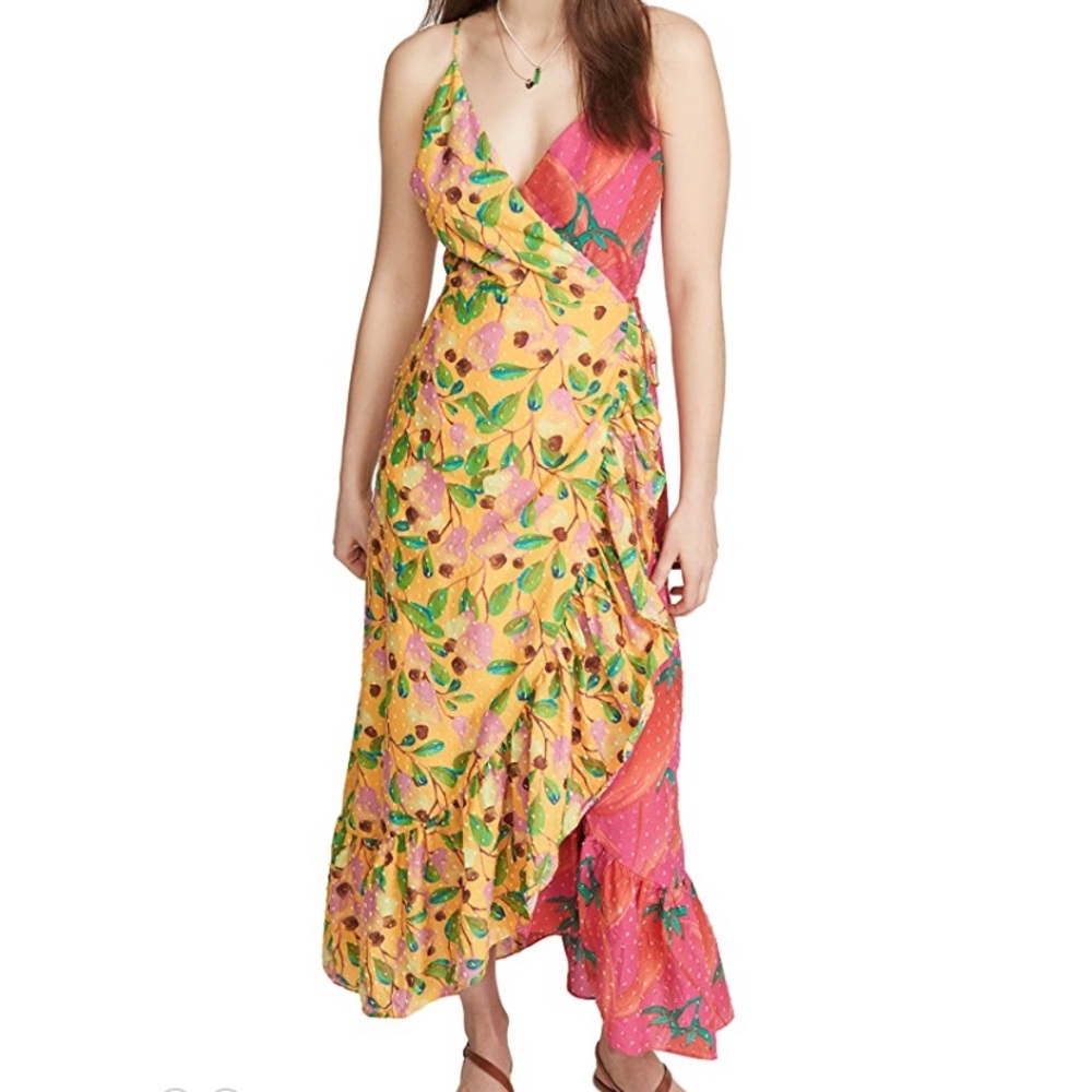FARM Rio Garden Wrap Dress